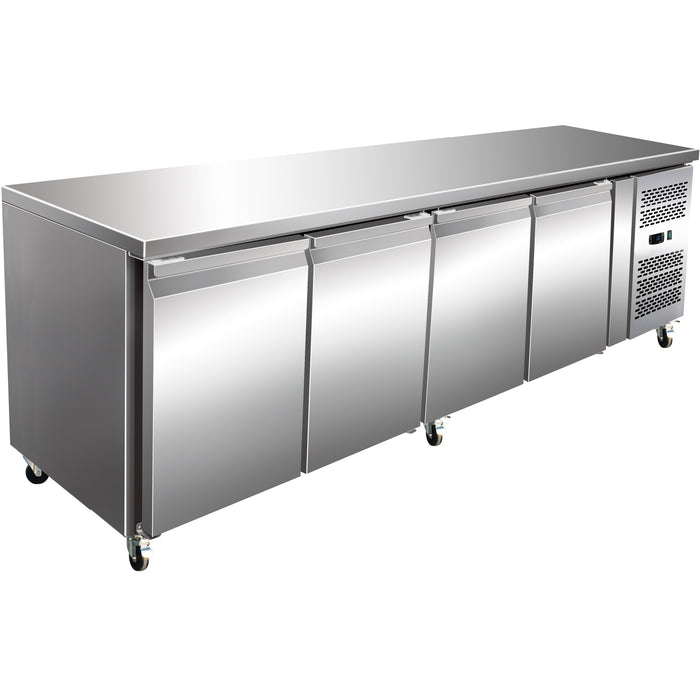 B GRADE Commercial Freezer counter Ventilated 4 doors Depth 700mm |  FG41V B GRADE