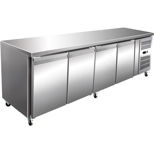 Commercial Refrigerated Counter 4 Doors Depth 700mm | Thp4100 Tn650 H Makfry