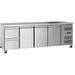 Commercial Refrigerated Counter 3 Doors 2 Drawers Depth 700mm | 2 Drg42 V Makfry