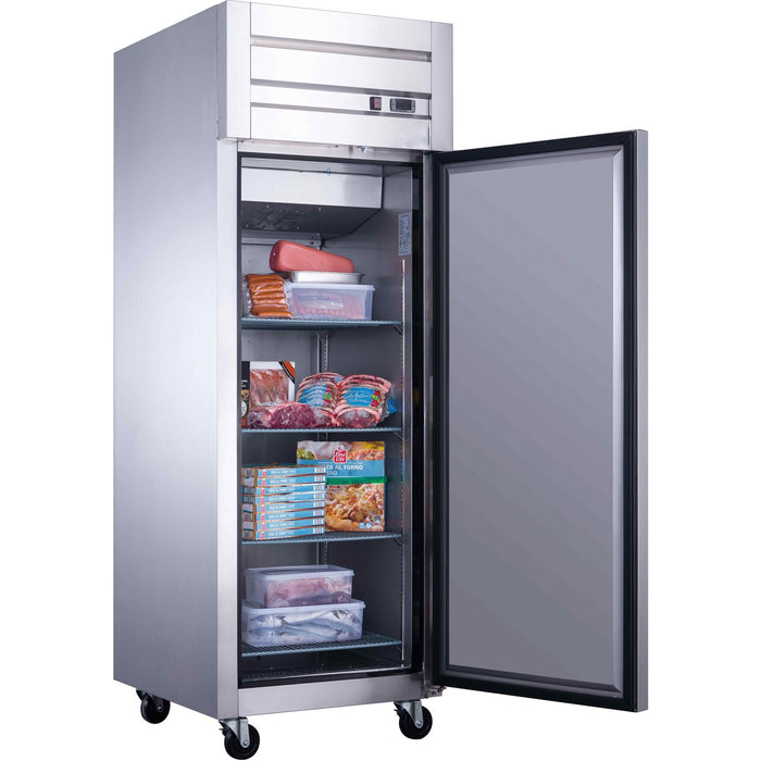 600lt Commercial Upright Freezer Single Door Stainless Steel |  GN70AF