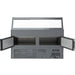 Serve Over Deli Counter Black Front Straight Glass Front Width 1200mm | Gn1200 Ck2 Black Makfry