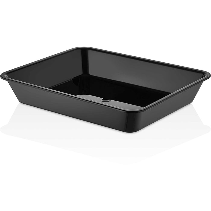 Polycarbonate Tray GN1/2 Depth 50mm Black 2 litres |  GNP1250SWB Makfry