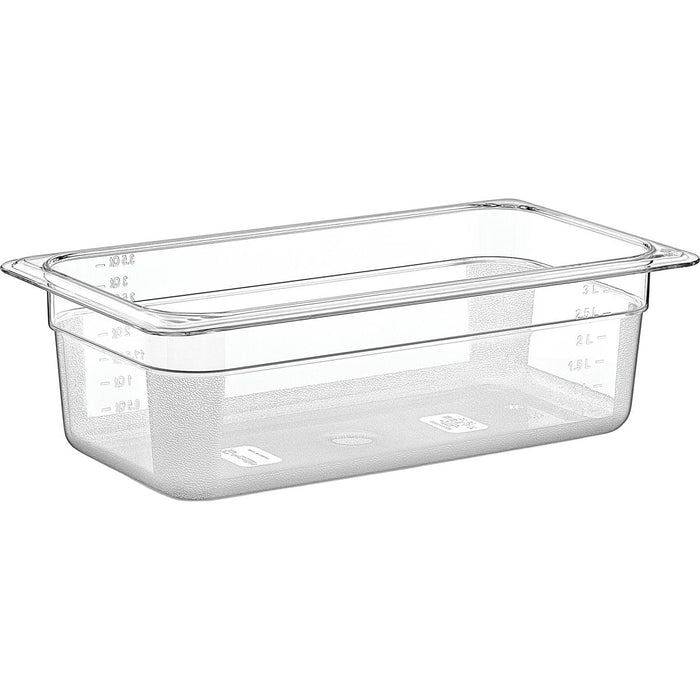 Polycarbonate Gastronorm Pan GN1/3 Depth 100mm 3 litres |  GNP13100 Makfry
