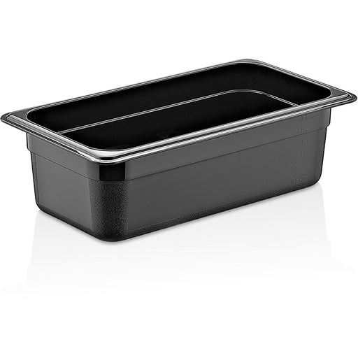 Polypropylene Gastronorm Pan GN1/3 Depth 150mm Black |  GNPP13150B Makfry