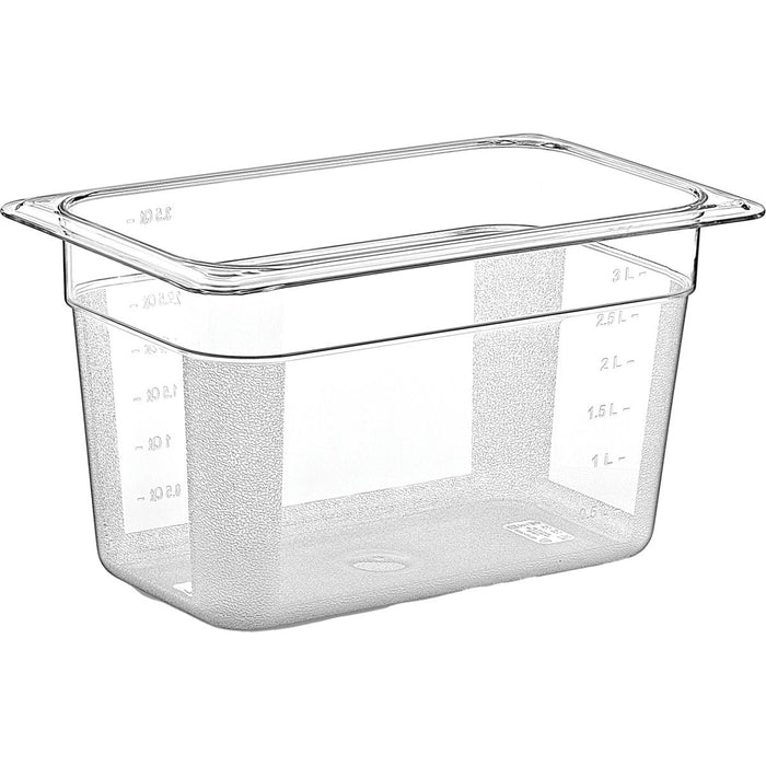 Polycarbonate Gastronorm Pan GN1/4 Depth 150mm |  GNP14150 Makfry