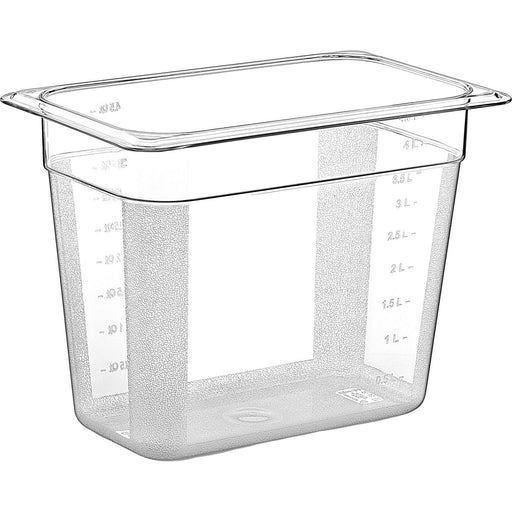 Polycarbonate Gastronorm Pan GN1/4 Depth 200mm |  GNP14200 Makfry