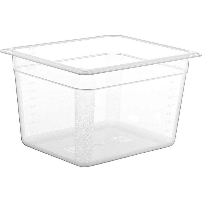 Polypropylene Gastronorm Pan GN1/2 Depth 200mm |  GNPP12200 Makfry