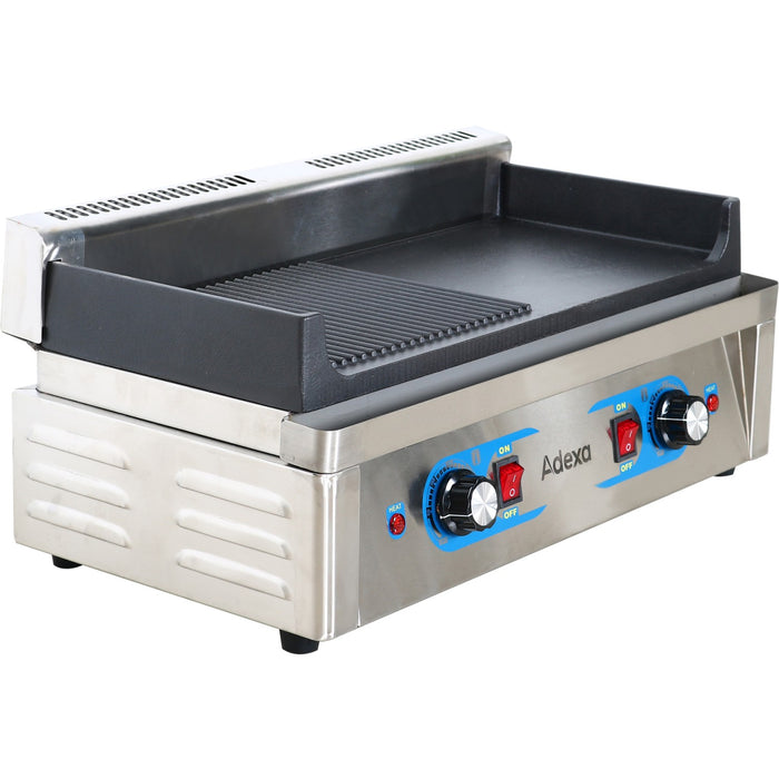 B GRADE Professional Grill Electric 1 zone 2.3kW Smooth/Ribbed Cast iron top |  GP5530EGW B GRADE