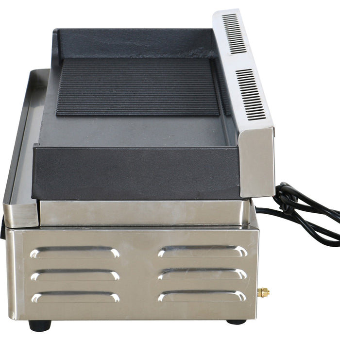 B GRADE Professional Grill Electric 1 zone 2.3kW Smooth/Ribbed Cast iron top |  GP5530EGW B GRADE