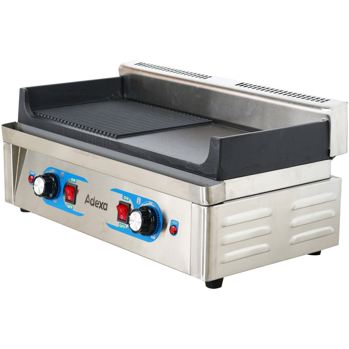 B GRADE Professional Grill Electric 1 zone 2.3kW Smooth/Ribbed Cast iron top |  GP5530EGW B GRADE