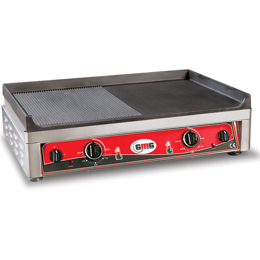 Professional Grill Electric 700x500mm 5k W Smooth/Ribbed | Gp7050 Eg Makfry