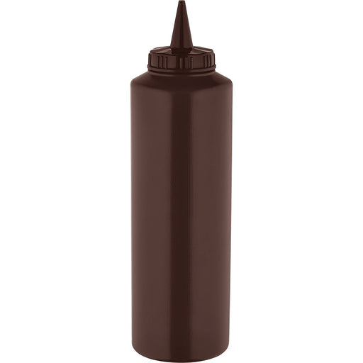 Squeeze Sauce Bottle 500ml/18oz Brown |  GPS500BR Makfry