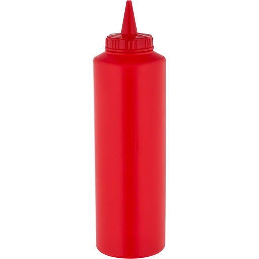 Squeeze Sauce Bottle 500ml/18oz Red |  GPS500R Makfry