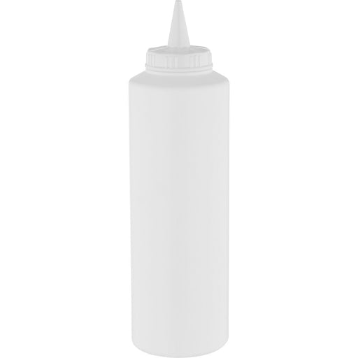 Squeeze Sauce Bottle 500ml/18oz White |  GPS500W Makfry