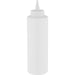 Squeeze Sauce Bottle 500ml/18oz White |  GPS500W Makfry
