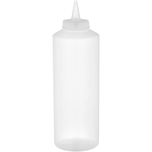 Squeeze Sauce Bottle 750ml/27oz Clear |  GPS750 Makfry