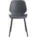 Side Dining Chair PU leather seat Light Grey |  GSYH003LG Makfry