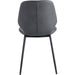 Side Dining Chair PU leather seat Light Grey |  GSYH003LG Makfry
