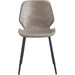Side Dining Chair PU leather seat Natural |  GSYH003N Makfry