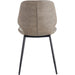 Side Dining Chair PU leather seat Natural |  GSYH003N Makfry