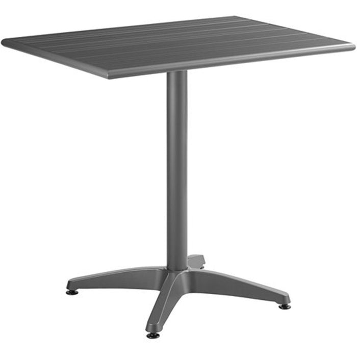 Bistro Table Aluminium 810x810mm Indoors & Outdoors Dark Grey |  GS10204G Makfry