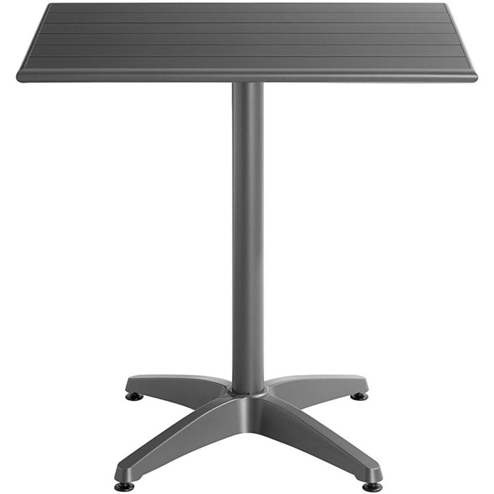 Bistro Table Aluminium 810x810mm Indoors & Outdoors Dark Grey |  GS10204G Makfry