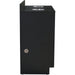Double Waste Bin Enclosure Cabinet With Drop Hole 1138x560x1160mm Black | Gs30200 Makfry