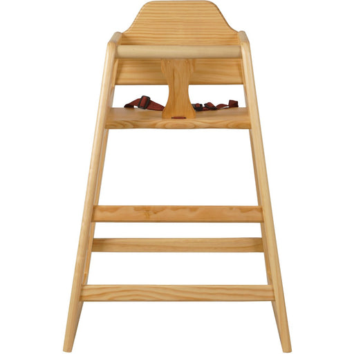 Restaurant Wood High Chair Natural |  GS6003NATURAL Makfry