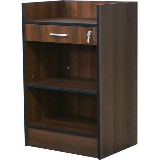Restaurant Cash Desk / Till Counter Walnut |  GS60013W Makfry