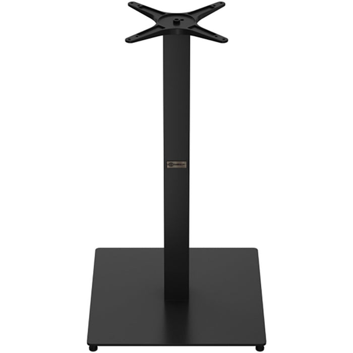 Black Table base 18x18'' Standard height Powder Coated Black |  GS60225 Makfry