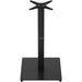 Black Table base 18x18'' Standard height Powder Coated Black |  GS60225 Makfry