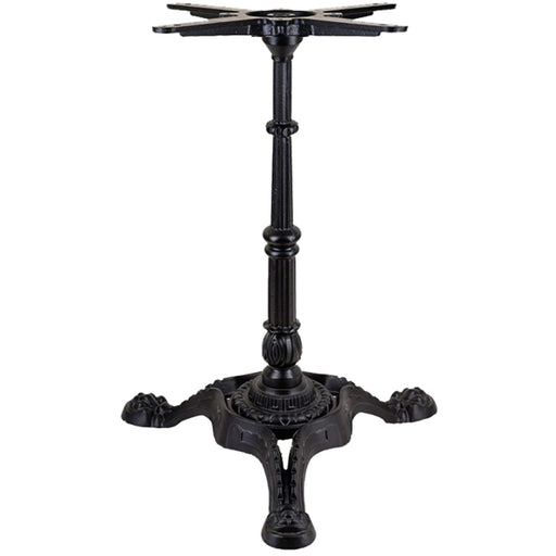 Black Decorative Table base 22x22'' Standard height Powder Coated Black |  GS60229 Makfry