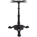 Black Decorative Table base 22x22'' Standard height Powder Coated Black |  GS60229 Makfry