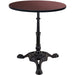 Black Decorative Table base 22x22'' Standard height Powder Coated Black |  GS60229 Makfry