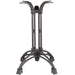 Black Decorative Table base Standard height Powder Coated Black |  GS60230 Makfry