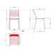 Bistro Side Chair Steel Indoors Black |  GS60790B Makfry