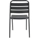 Bistro Side Chair Steel Indoors Black |  GS60790B Makfry