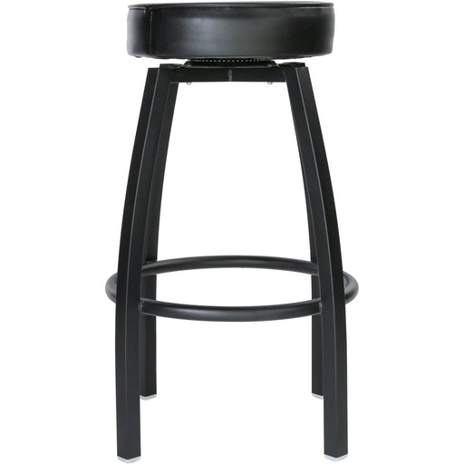 Black Barstool with Upholstered Swivel seat |  GS6P08 Makfry