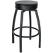 Black Barstool with Upholstered Swivel seat |  GS6P08 Makfry