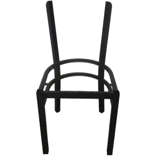 Black Steel Chair Frame for Curved Backrest |  GS6V5FRAMEBLACK Makfry