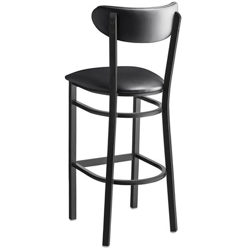 Black Barstool with Vinyl Backrest & Seat |  GS6V6B Makfry