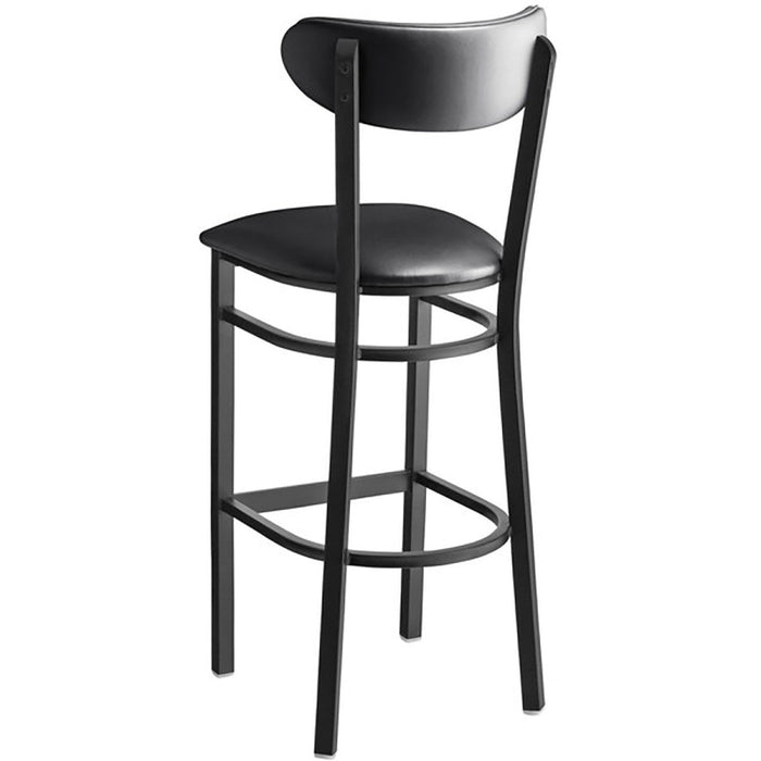 Black Barstool with Vinyl Backrest & Seat |  GS6V6B Makfry