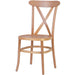 Beech Wood Tuscan Dining Chair Cross Back |  GS90008 Makfry
