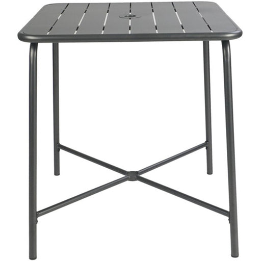 Bistro Table Steel Gun Metal 710x710mm Indoors |  GSHW1046GM Makfry