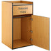 Commercial Rubbish Bin Cabinet &Amp; Tray Shelf 'Thank You' Natural |  Gslj006 N Makfry