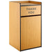 Commercial Rubbish Bin Cabinet &Amp; Tray Shelf 'Thank You' Natural |  Gslj006 N Makfry