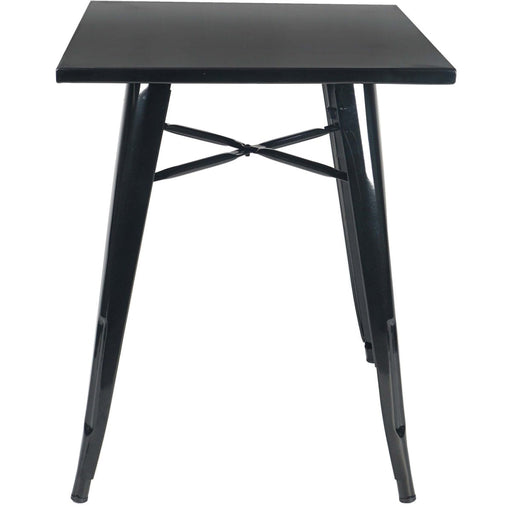 Bistro Table Steel Black 800x800mm Indoors |  GSTB00130 Makfry