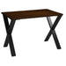 Black Industrial Style Cross  Table legs Black 2pcs |  GSTB021 Makfry