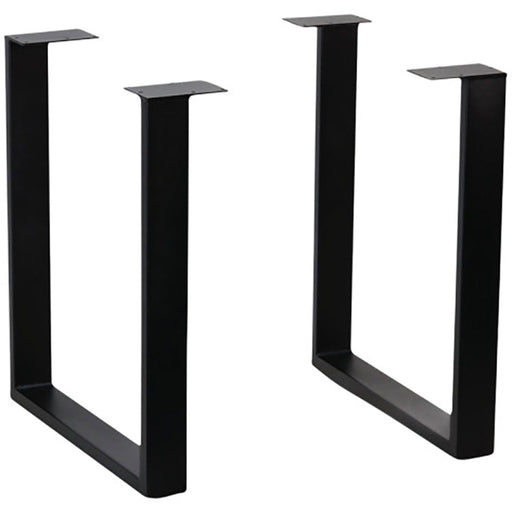 Black Industrial Style Square Table legs Black 2pcs |  GSTB022 Makfry