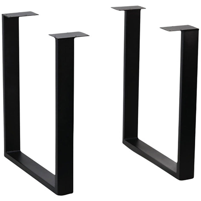 Black Industrial Style Square Table legs Black 2pcs |  GSTB022 Makfry